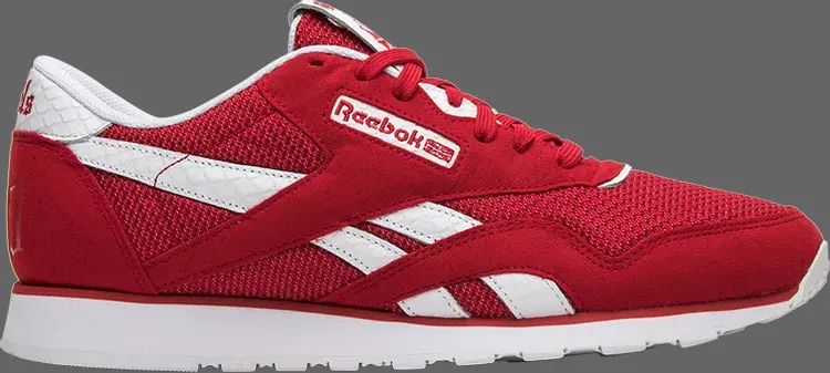 Кроссовки yg x bait x classic nylon '4hunnid' special box Reebok, красный — фото 2
