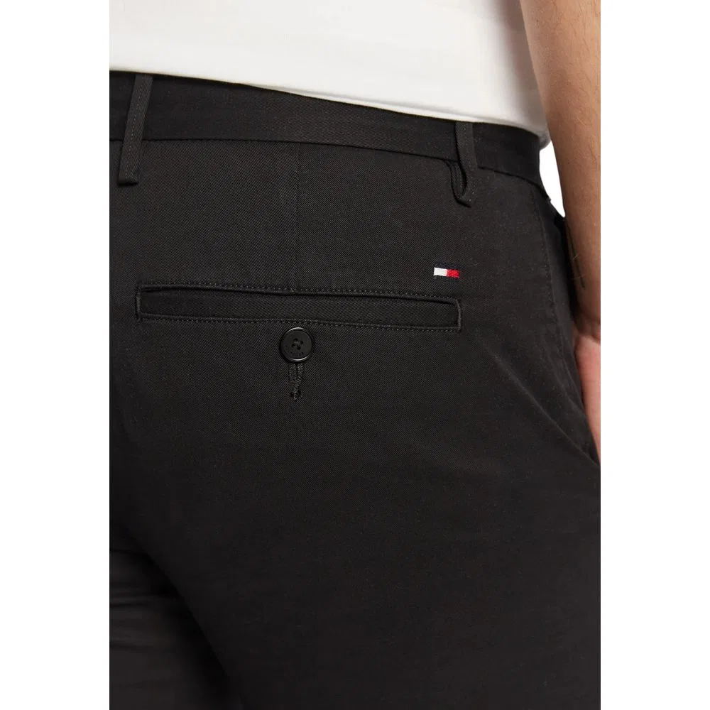 Мужские брюки-скинни из переработанного хлопка BLEECKER 1985 PIMA Tommy Hilfiger, Black — фото 4