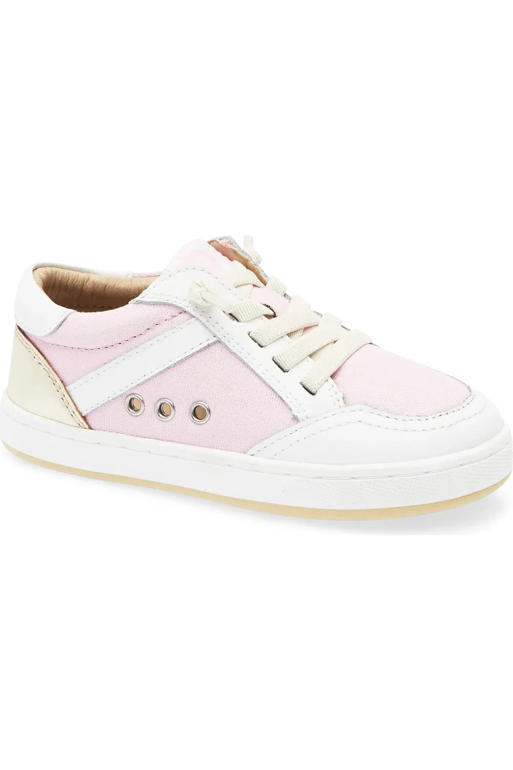 Детские кроссовки на молнии Jet OLD SOLES, Light Pink/Snow/Gold