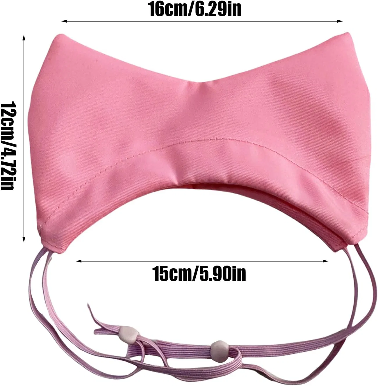 Pet Шапочка для душа Adjustable Oxford Cloth, 12 x 15 cm, 15g, Rose Generisch — фото 2
