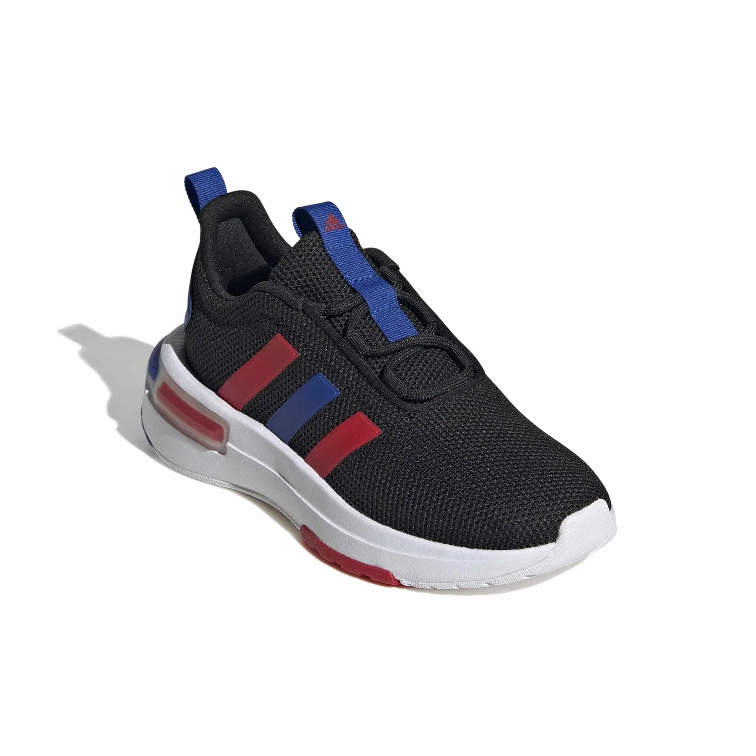 Детские кроссовки с принтом Racer Tr23 Adidas, Core Black Better Scarlet Team Royal Blue — фото 4