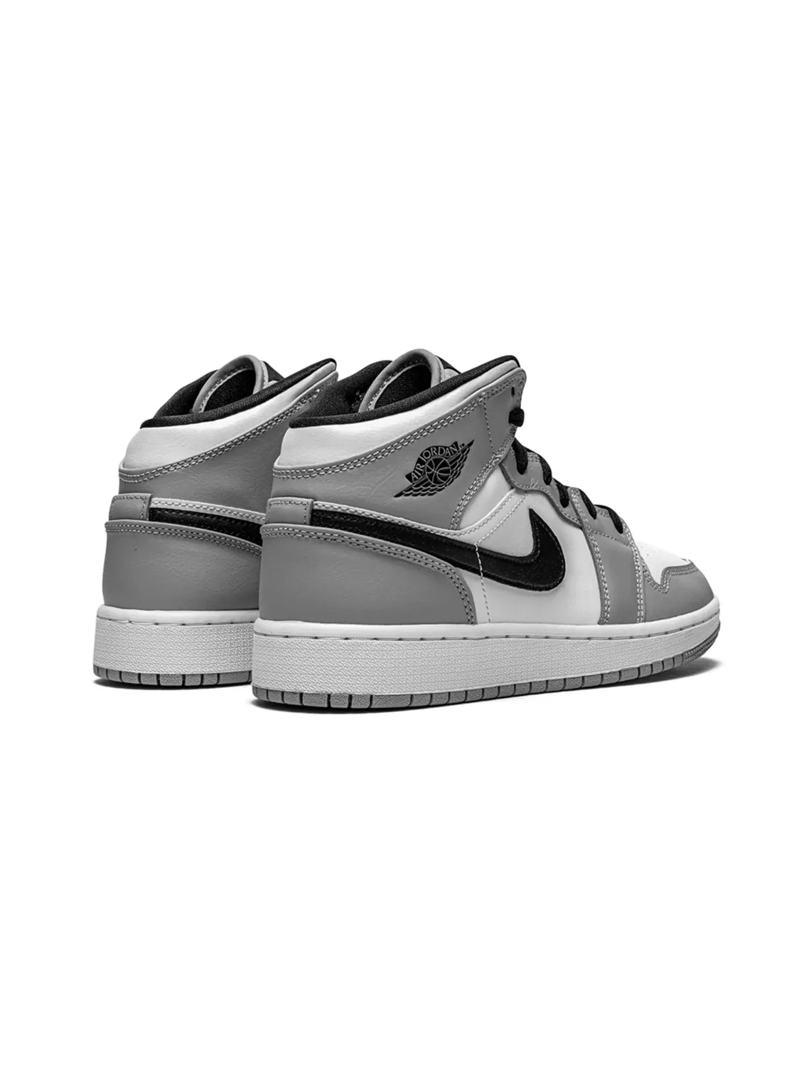 Кроссовки Air Jordan 1 Mid "Light Smoke Grey" — фото 2