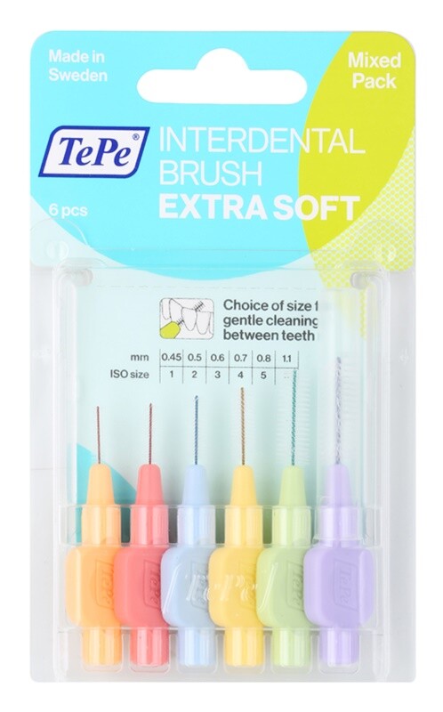 

Смешанные межзубные ершики TePe Extra Soft
