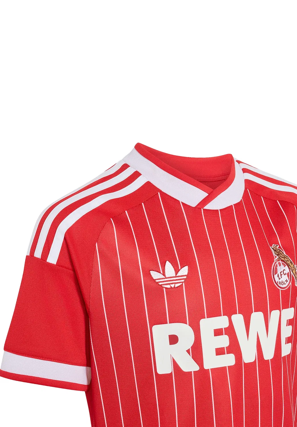 Гостевая футболка ФК Кельн - клубная форма Adidas Originals, Team Colleg Red White — фото 3