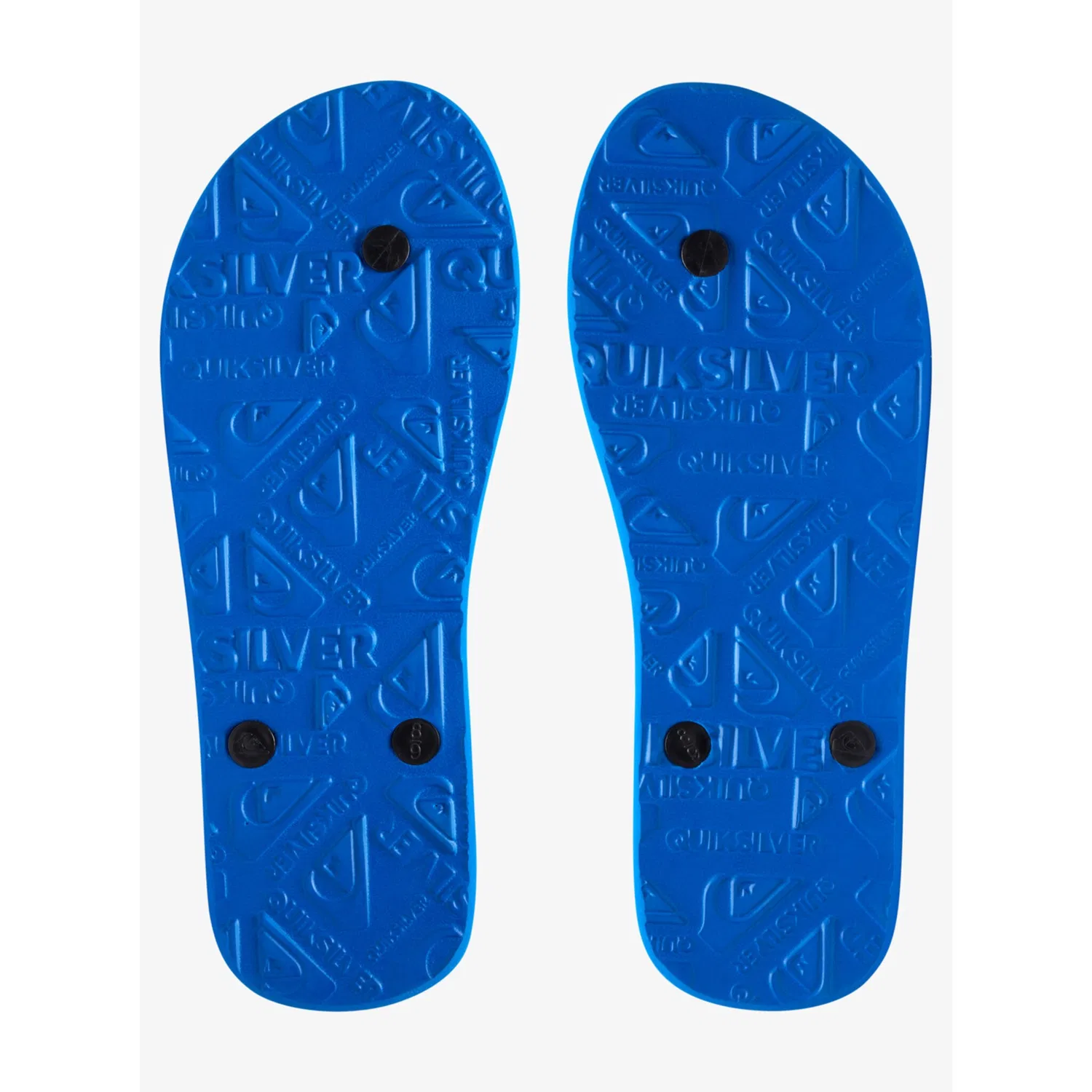 Детские сандалии с тремя ремешками Quiksilver, Black/Blue/Black — фото 4