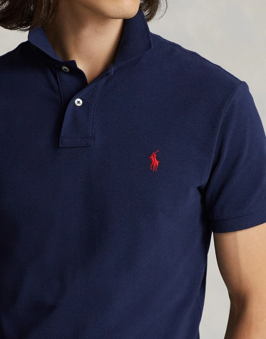 Рубашка Polo Ralph Lauren темно-синего цвета — фото 2