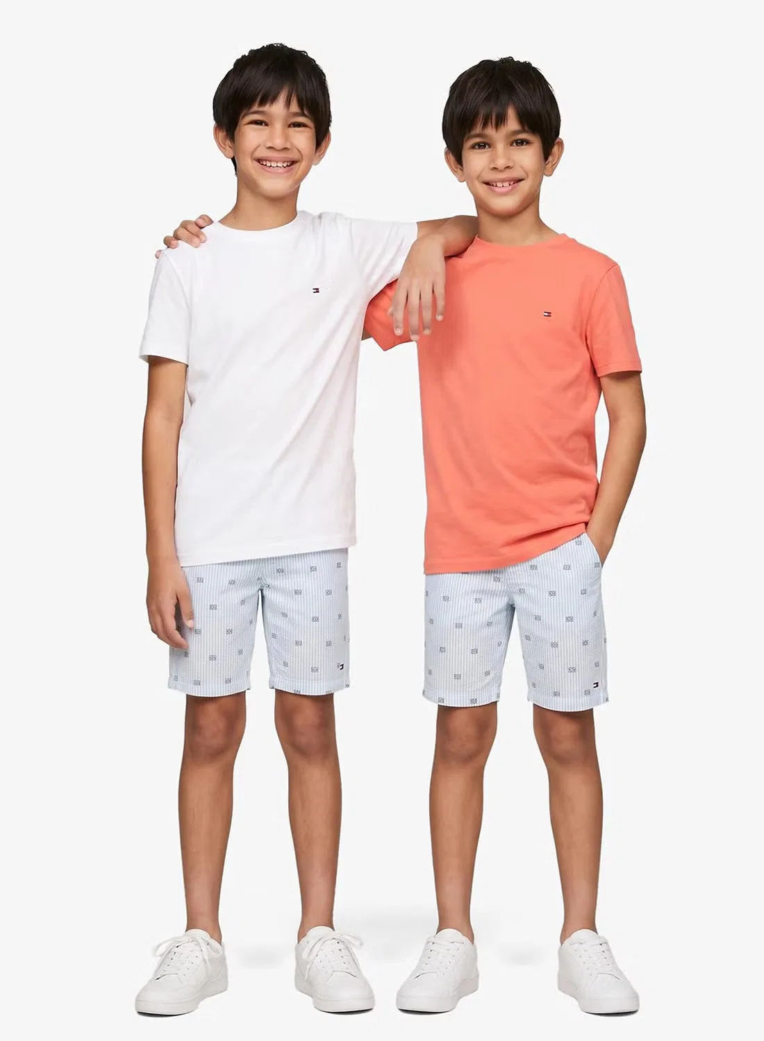 Комплект футболок с коротким рукавом 2-Pack signature crew neck lounge Tommy Hilfiger, белый