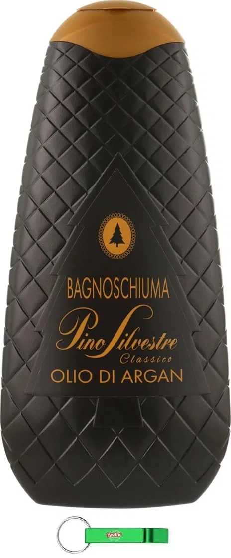 Гель для душа Pino Silvestre Argan Oil Bath Foam, 750 мл + брелок Beni Culinari, набор 8 шт
