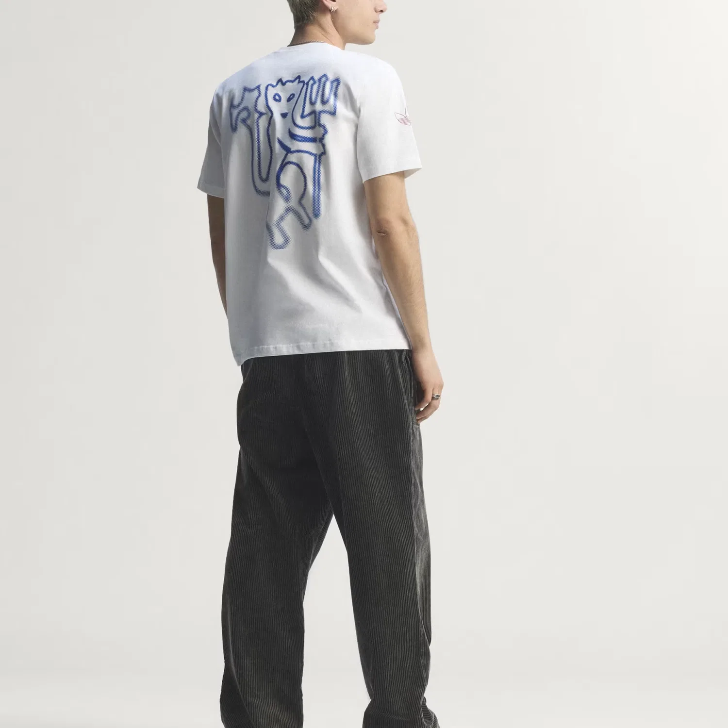 Мужская футболка с коротким рукавом Manchester United Adidas Originals, White — фото 4