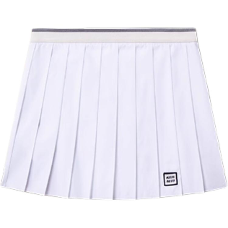 

Женские повседневные короткие юбки fw25 MIU MIU, белый