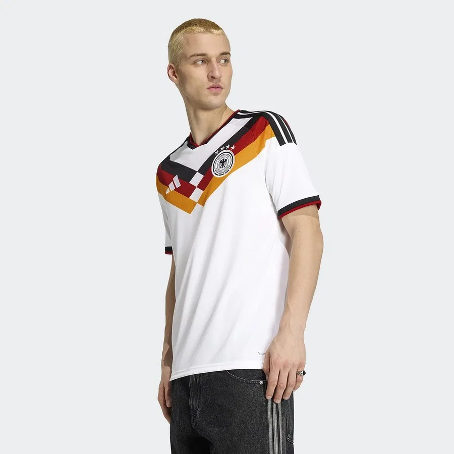 Футболка с длинным рукавом adidas Almanya 26 İç Saha, Белый — фото 2