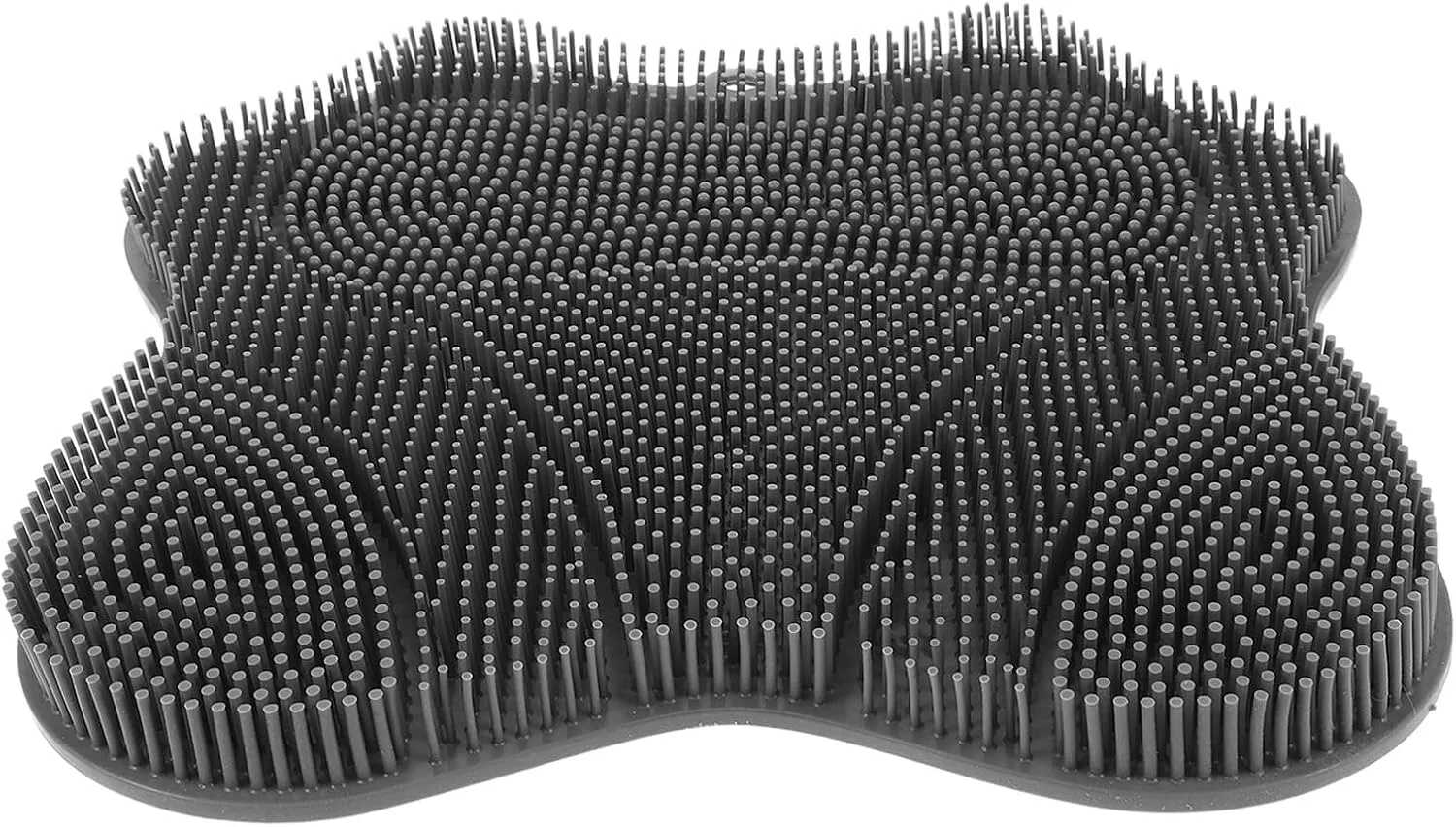 Скребок для ног силиконовый Homoyoyo, 27.5x25x2.5 см, Серый