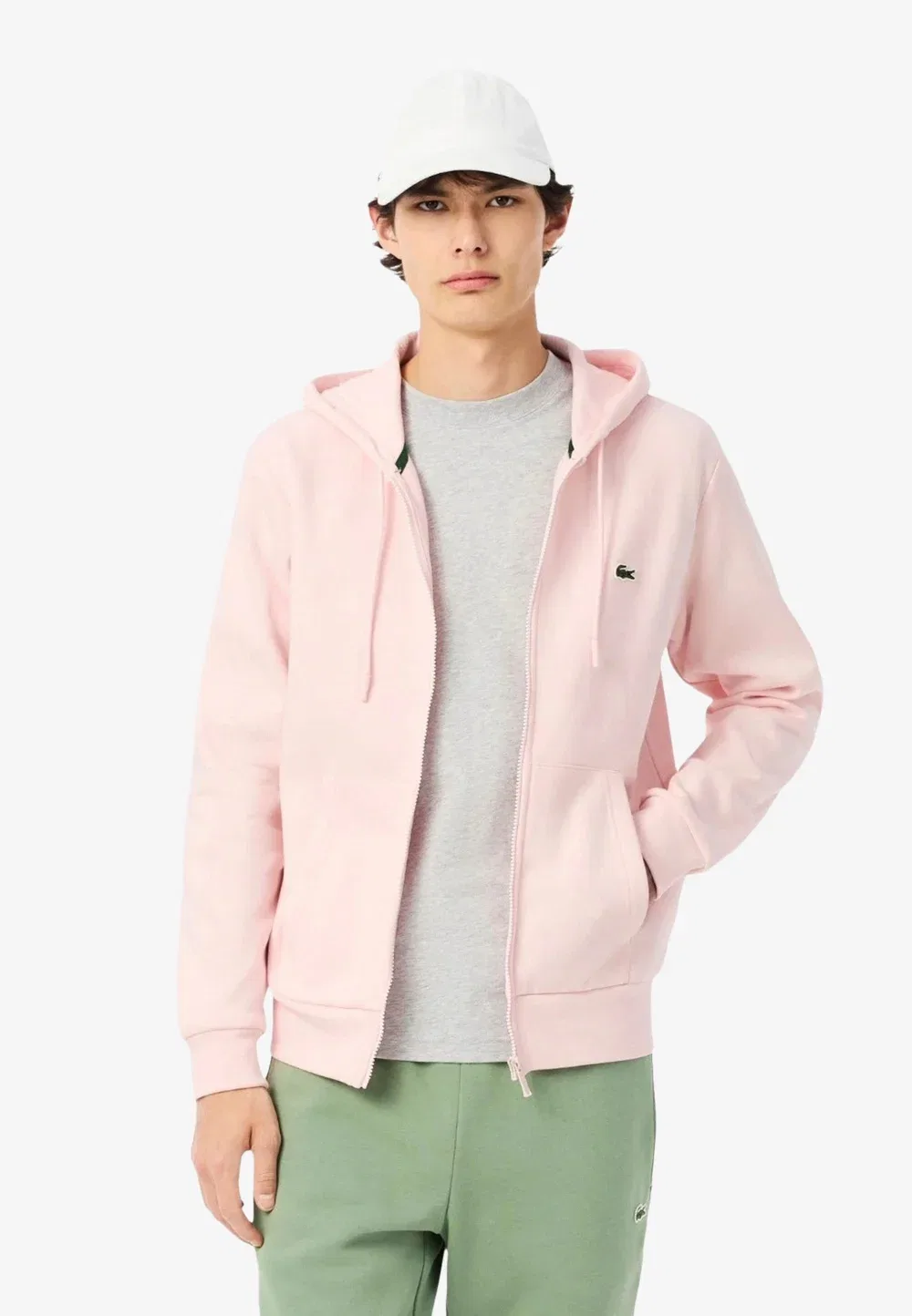 Толстовка на молнии Lacoste, Rose Pale