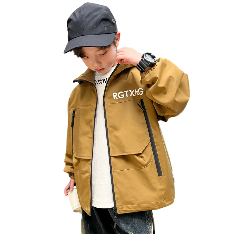 Детский жакет с капюшоном Lanza, Khaki