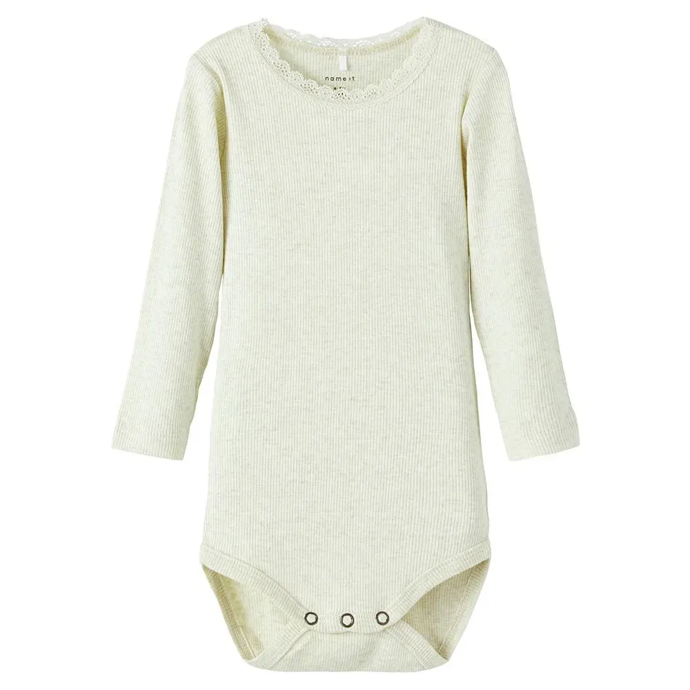 Детское боди с длинным рукавом Kab Name it, Beige
