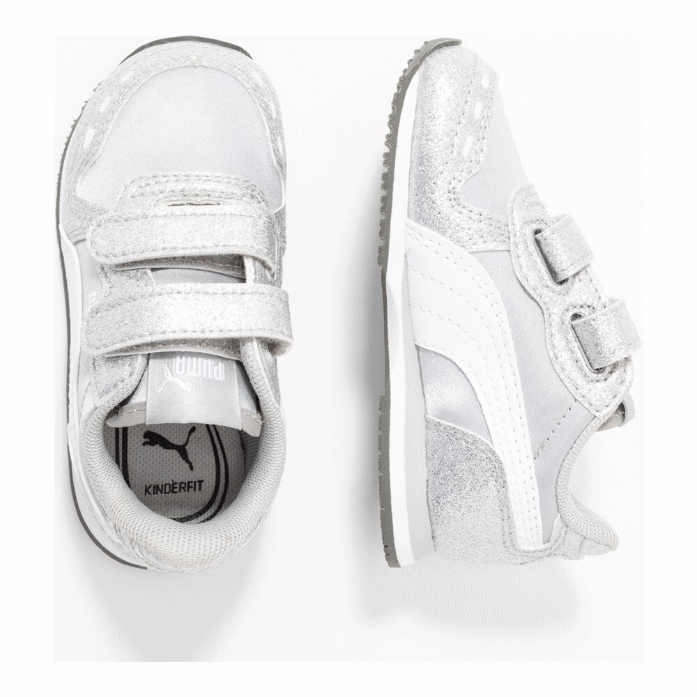 

Кроссовки Puma Cabana Racer Glitz, silver/white/gray violet