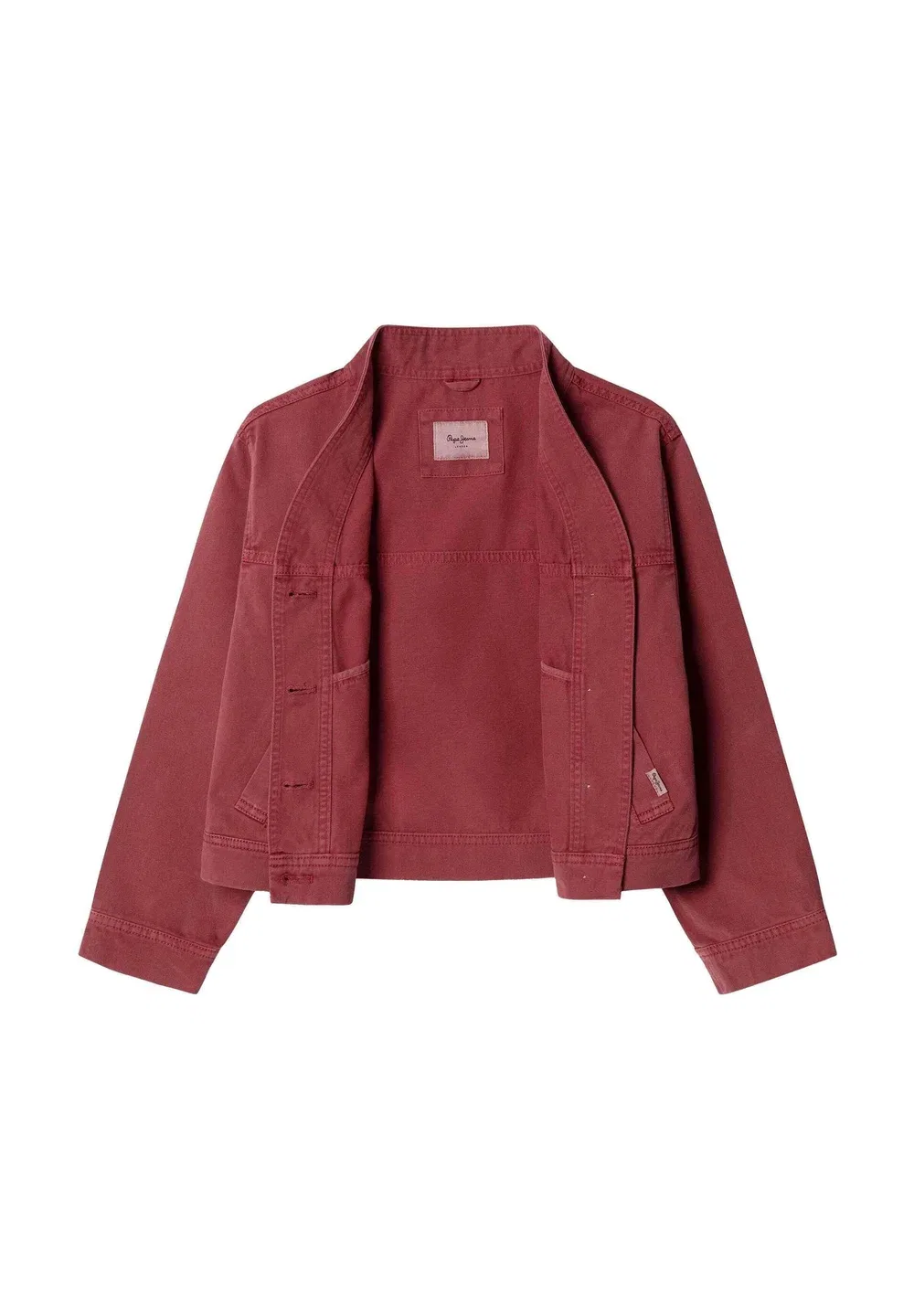 Легкая куртка Ivonne - джинсовая куртка Pepe Jeans, Currant Red — фото 3