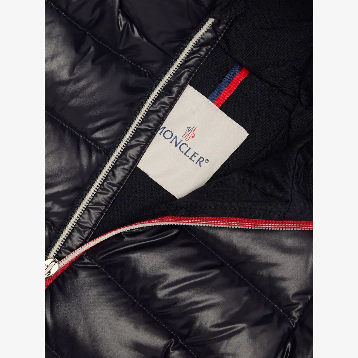 Утепленная куртка Aubert для детей от 3 до 12 месяцев Moncler, темно-синий — фото 2