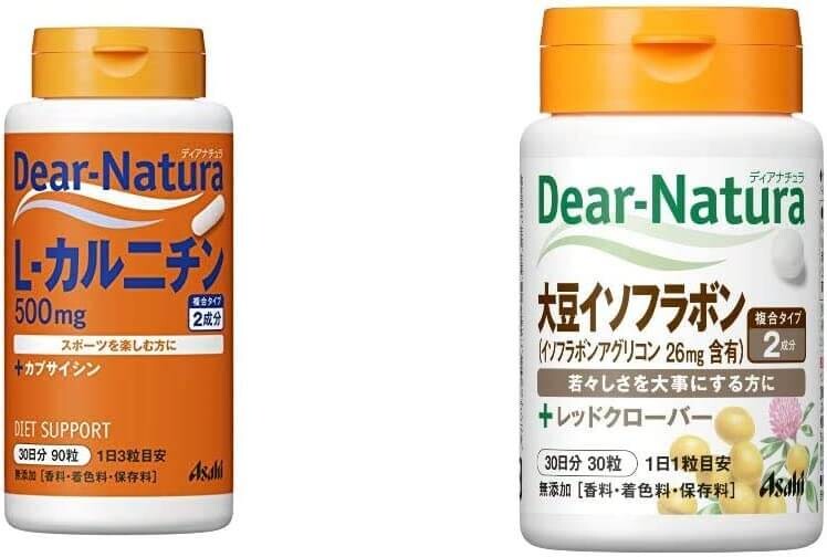 

Добавка Dear Natura L-Carnitine & Soy Isoflavone with Red Clover, 2 упаковки, 90/30 таблеток