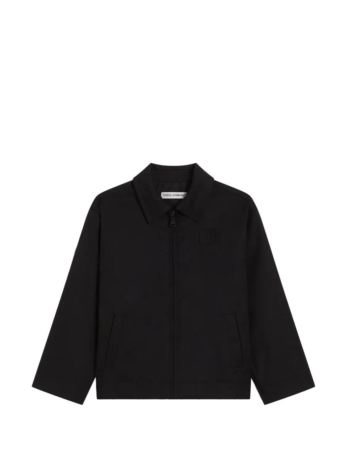 Габардиновая куртка Dolce & Gabbana Kids, синий