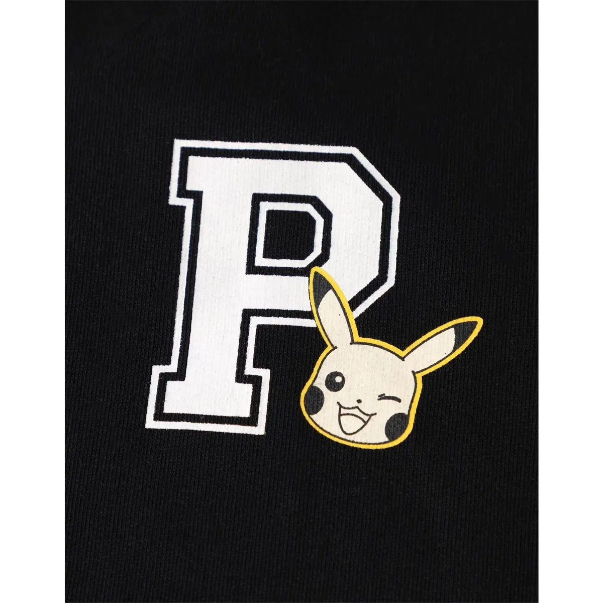 Детская куртка-бомбер с принтом Pikachu Pokemon, Black — фото 3