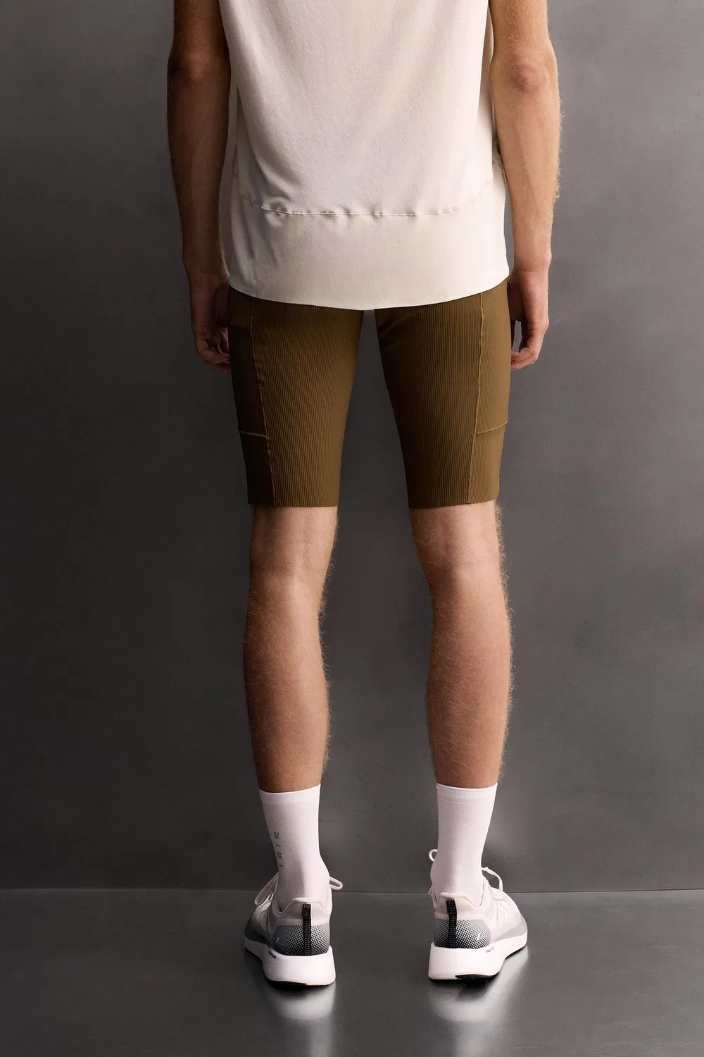 Беговые шорты ZARA, Mid-green — фото 3