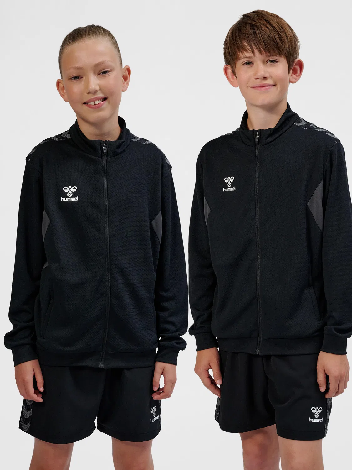 Детская куртка на молнии с высоким воротником Hmlauthentic Hummel, Schwarz