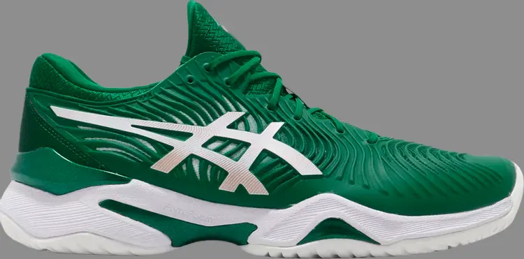 Кроссовки court ff novak australian open - kale Asics, зеленый