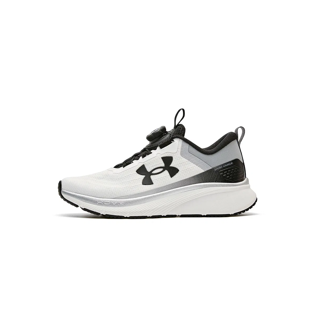 Детские кроссовки для бега с тканевым верхом Under Armour, White Black