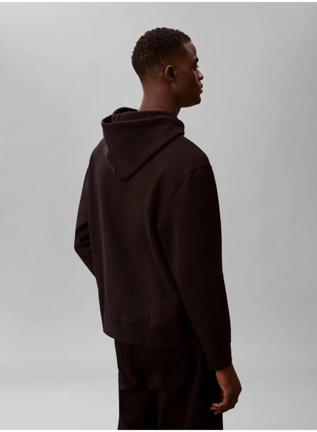 Свитшот с принтом Graphic fleece Calvin Klein, черный — фото 3
