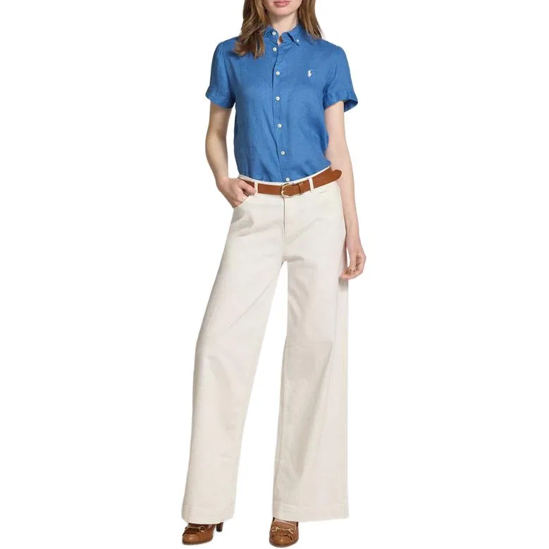 Женская рубашка Glacier Blue Polo Ralph Lauren, Glacier Blue — фото 4