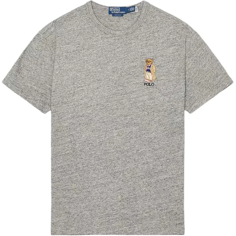 Мужская футболка Polo Bear slub Polo Ralph Lauren, Smoke Gray