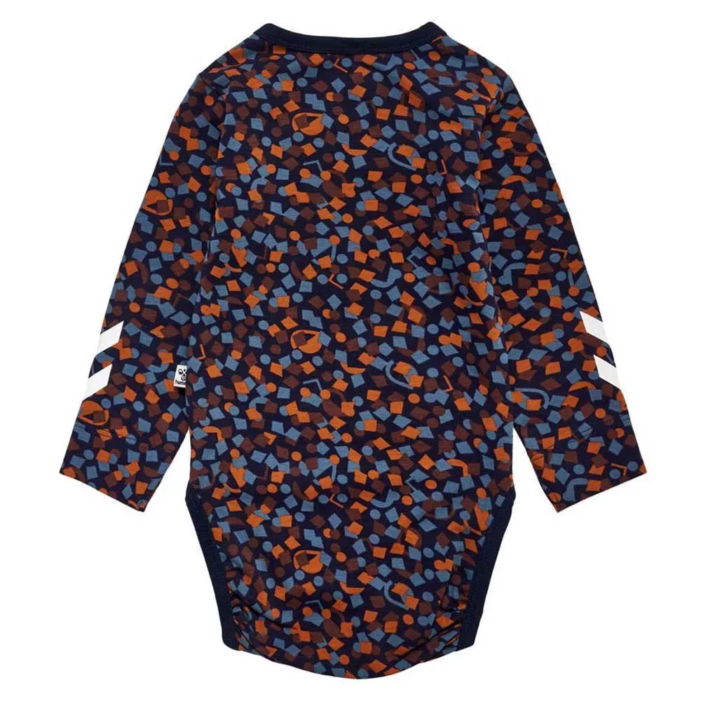 Детское боди с длинным рукавом Confetti Long Sleeve Body Hummel, Multicolor — фото 2