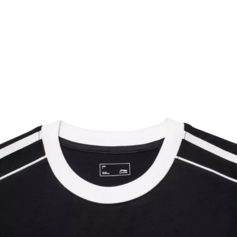 Детский спортивный комплект из футболки и шорт с коротким рукавом Li-Ning, Black — фото 4