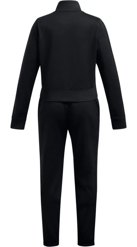 Спортивный костюм с длинным рукавом комплект Ua Icon Knit Crop Tracksuit Under Armour, черный — фото 2