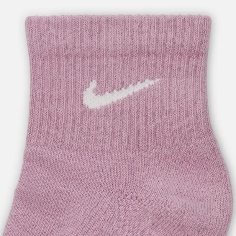 Dri Fit Everyday Plus носки Unisex 3 пары Nike, розовый/белый/коричневый — фото 3