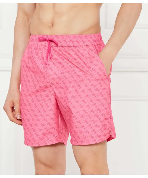 

Пляжные шорты Regular fit Guess Underwear, розовый