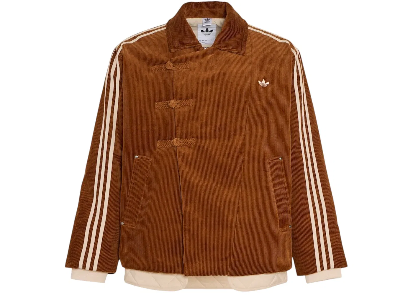 Мужская куртка из вельвета с набивкой Jacket (Asia Sizing) Adidas, Copper
