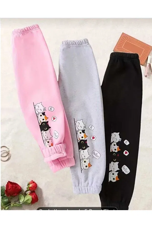 Детский для девочек спортивный костюм с принтом 3-предметный Kids, Multicolor