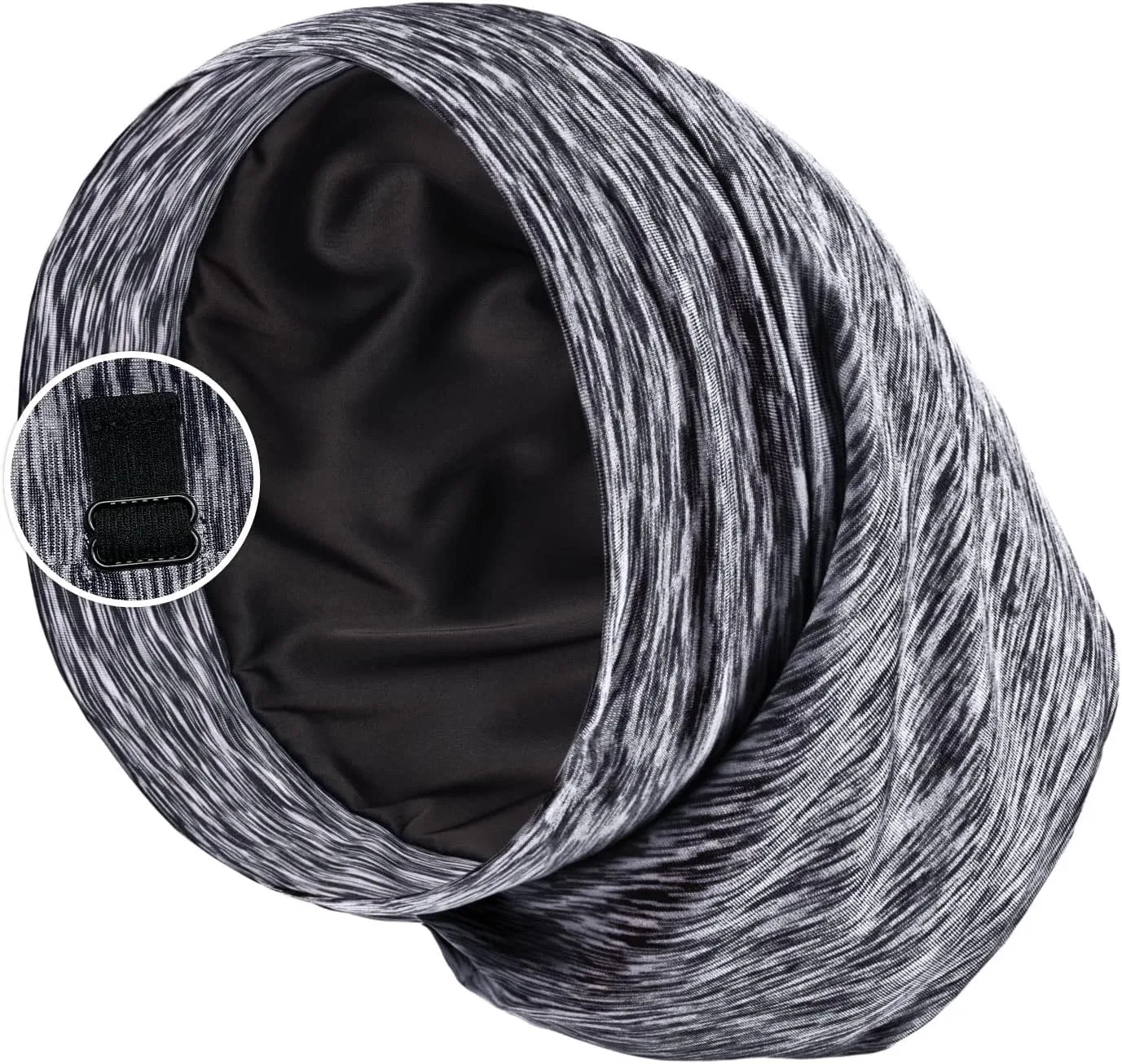 Шапочка для душа Satin Lined Nightcap Bonnet, PARISBELLA, темно-серый