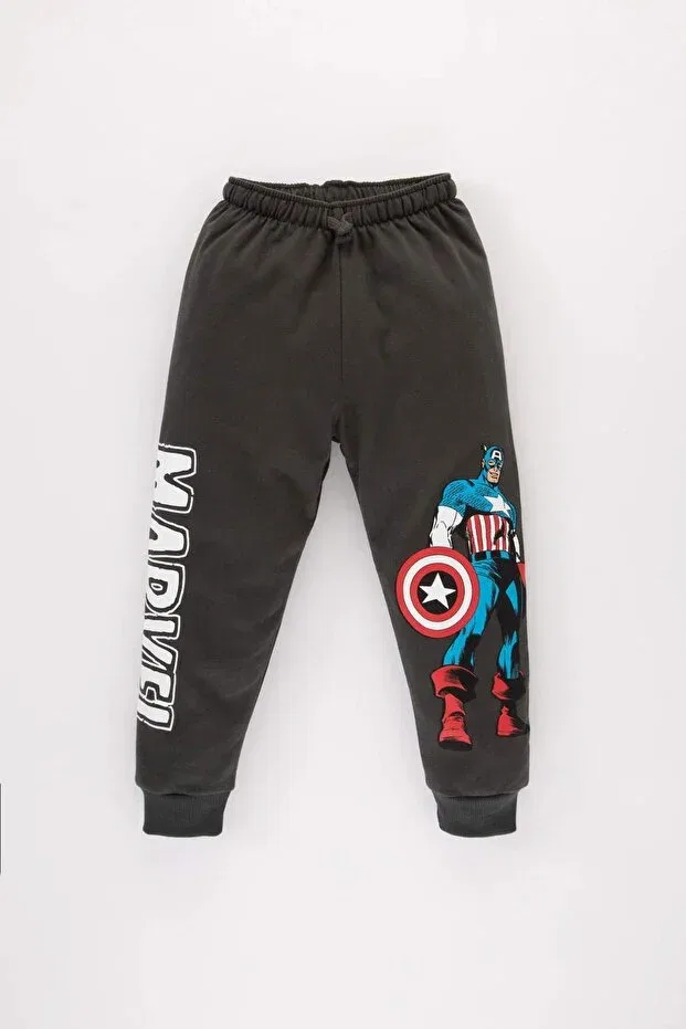 Детские спортивные штаны для мальчиков хлопковые Marvel Comics Defacto, Anthracite-Ar202