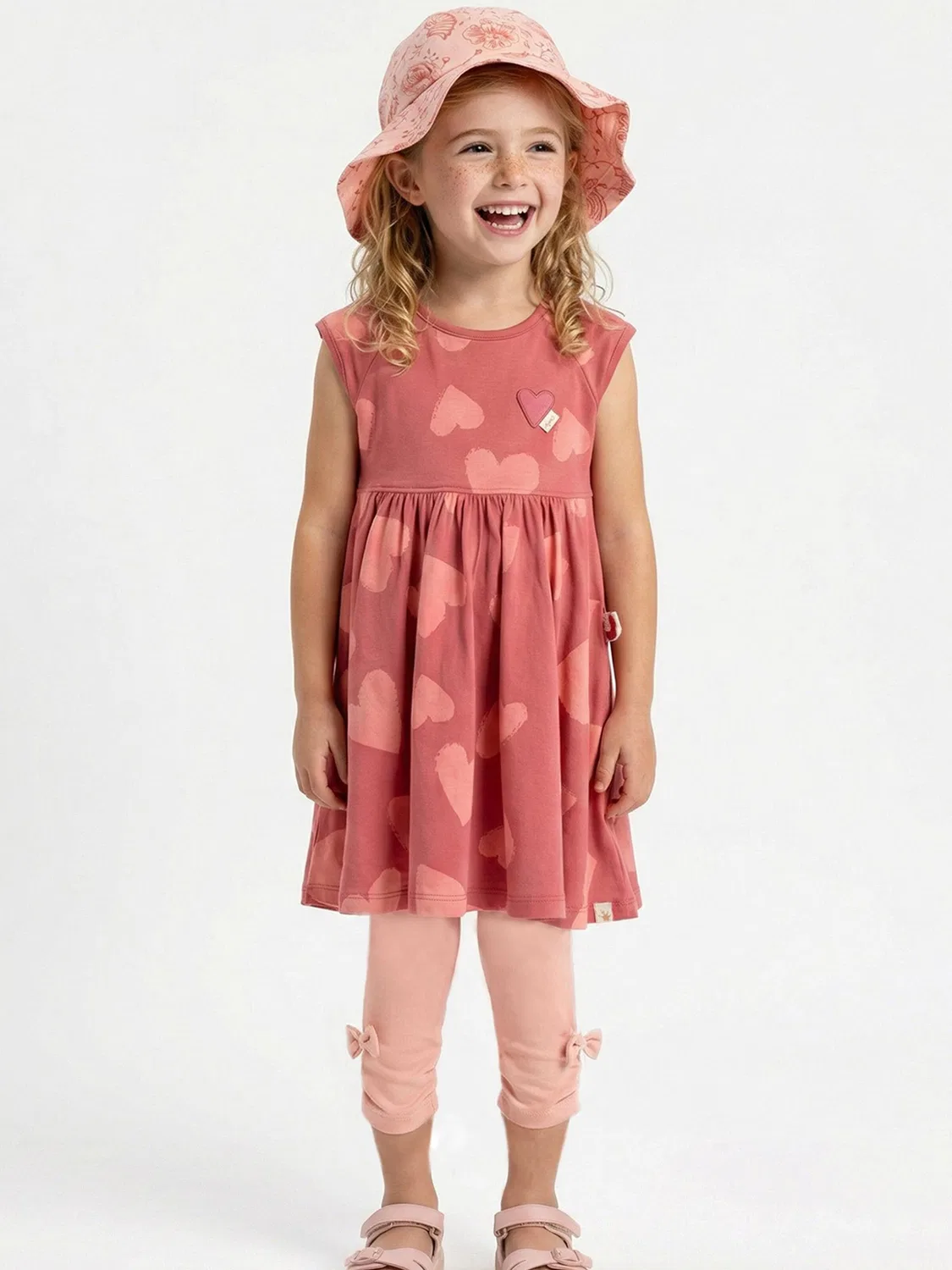 Sigikid Платье Kleid Pink Birds розового цвета — фото 2