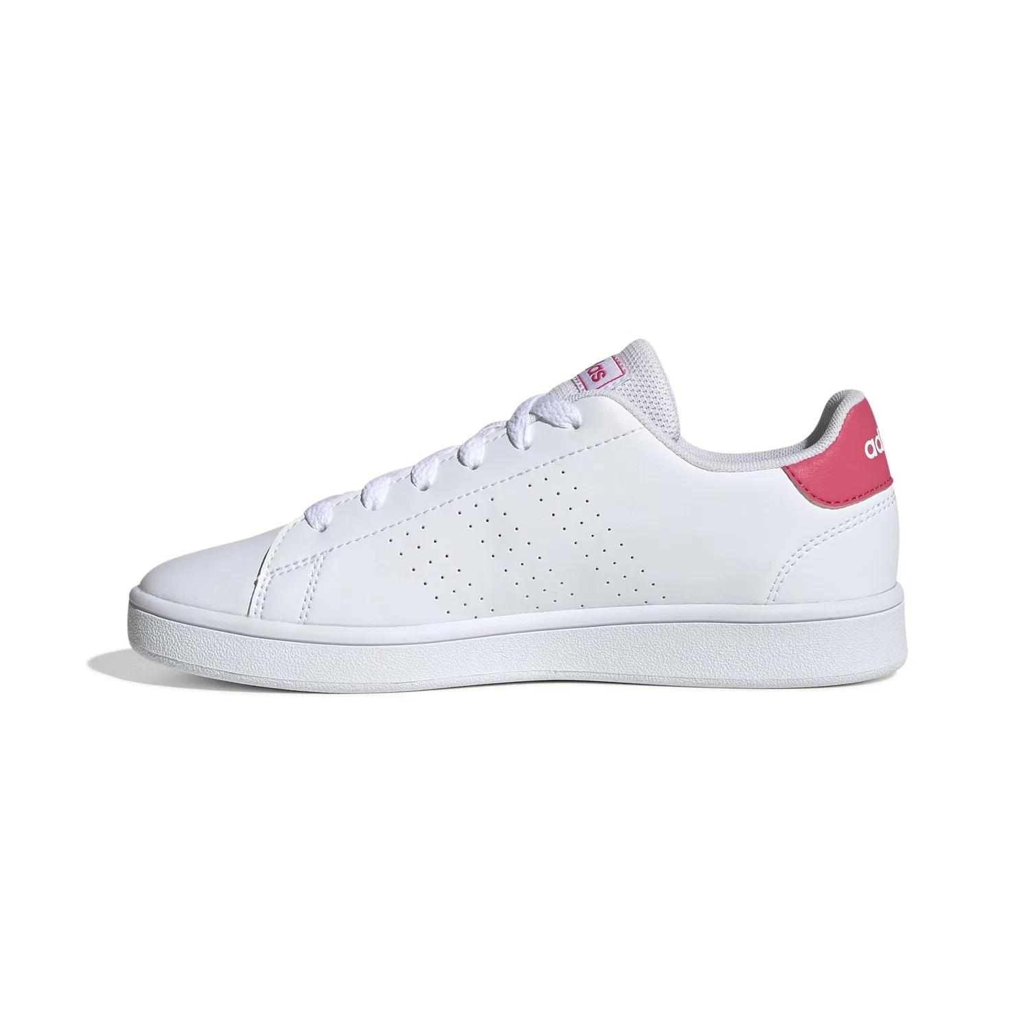 Детские кроссовки без каблука Advantage K Adidas, White — фото 2