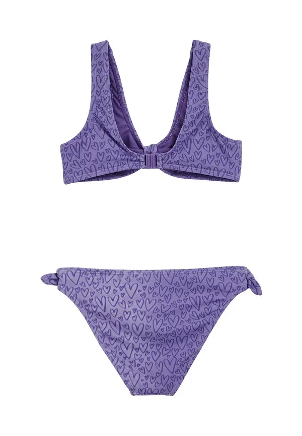Купальник комплект с принтом Set bikini We Fashion, Purple, фиолетовый — фото 2