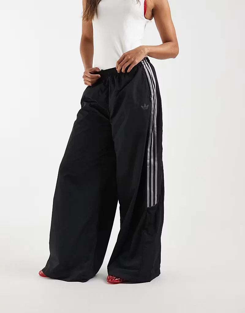 Брюки-трек Teamgeist Adidas Originals, черный — фото 2