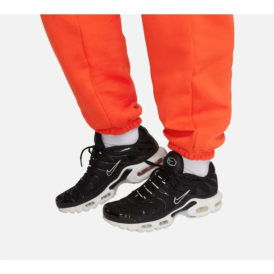 Спортивные брюки с высокой посадкой Phoenix Fleece Nike, Оранжевый — фото 4