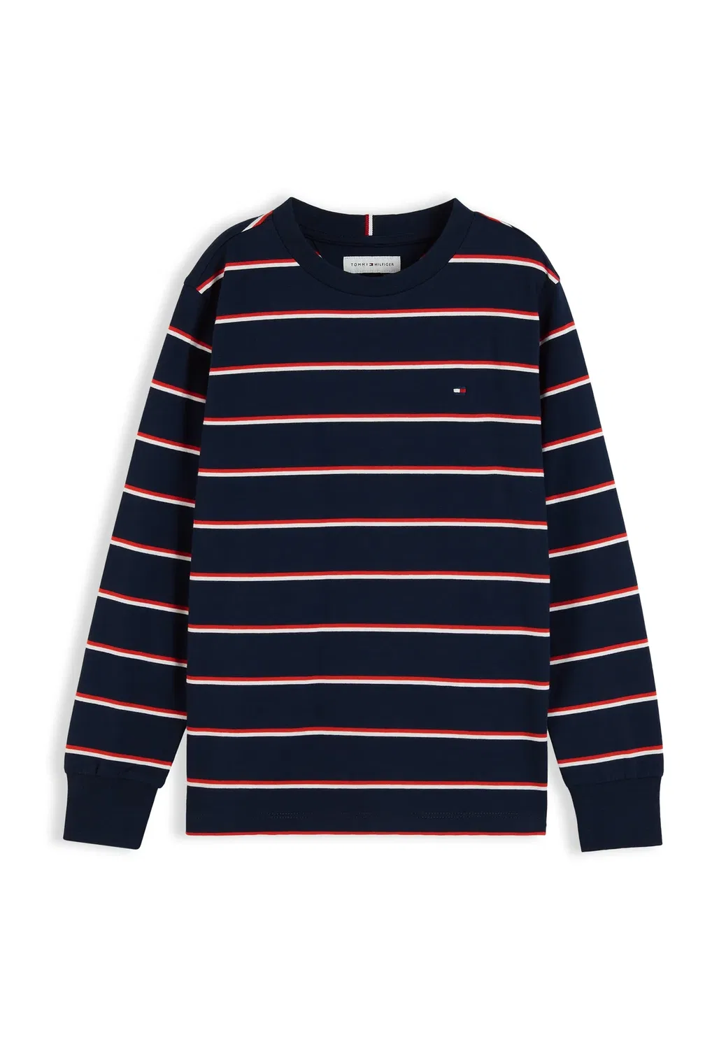 Футболка в полоску - топ с длинными рукавами Tommy Hilfiger, Dark Blue — фото 4