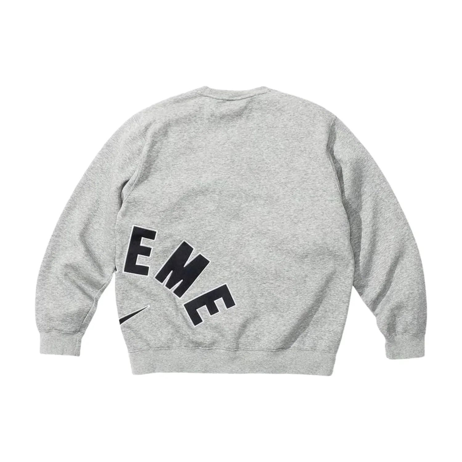 Мужская футболка Nike Arc Crewneck 'Grey Black' Supreme, Grey/Black — фото 2