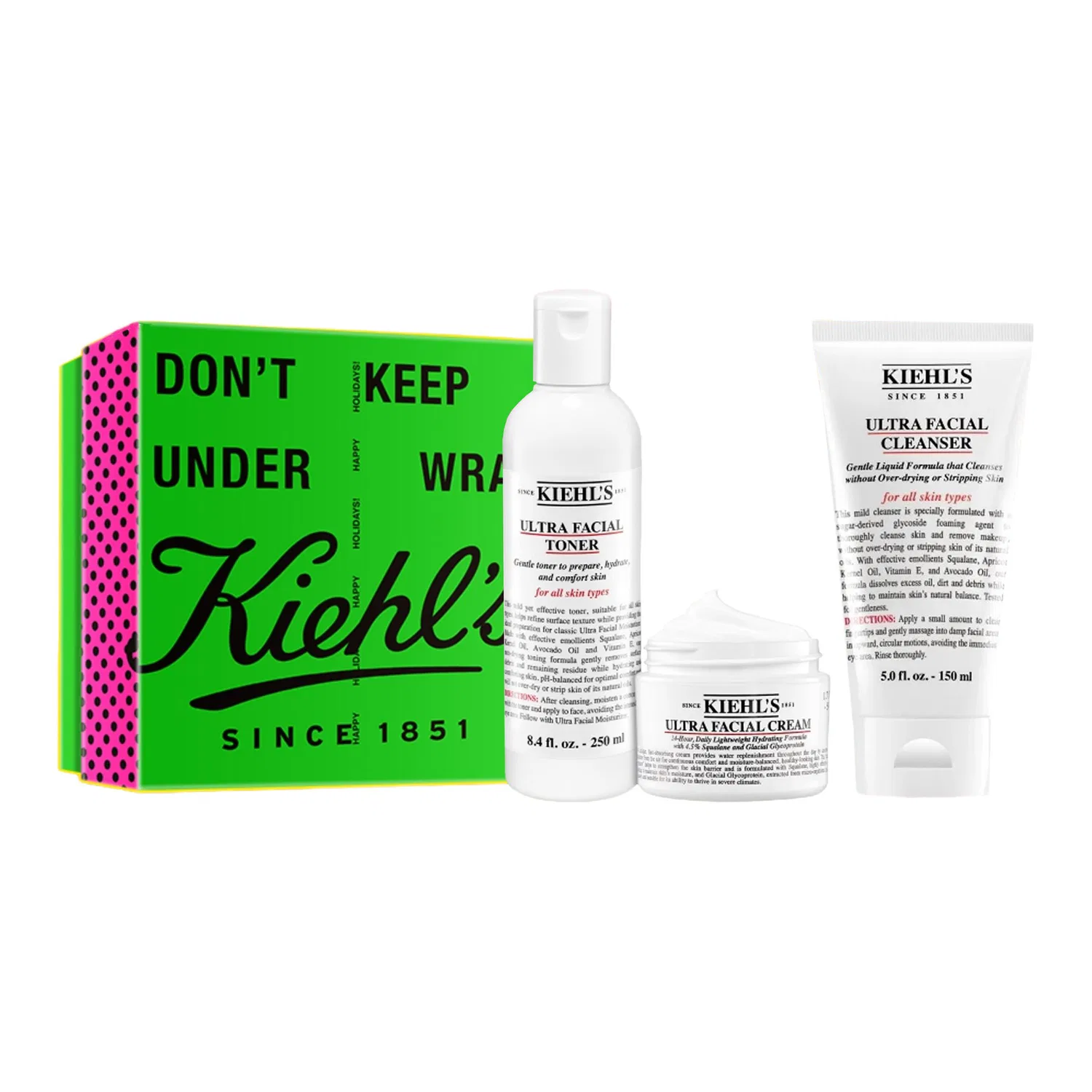 Набор увлажняющих средств Kiehl's 2024 Christmas Limited, 250мл+50мл