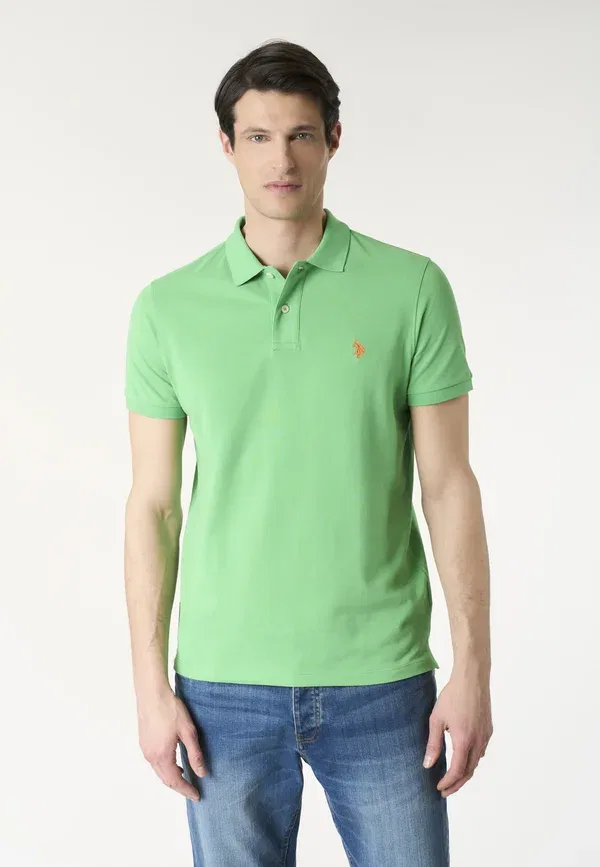 Футболка поло из хлопка Polo shirt U.S. Polo Assn., зеленый